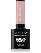 Claresa SoakOff UV/LED Color So Simple gelový lak na nehty odstín 4 5 g