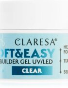 Claresa Soft&Easy Builder Gel podkladový gel na nehty odstín Clear 12 g