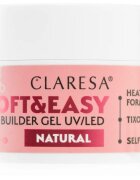 Claresa Soft&Easy Builder Gel podkladový gel na nehty odstín Natural 45 g