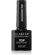Claresa UV/LED Top Diamond No Wipe vrchní gelový lak pro ochranu a lesk bez výpotku 5 g