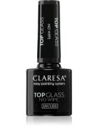 Claresa UV/LED Top Glass No Wipe vrchní gelový lak pro ochranu a lesk bez výpotku 5 g
