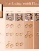 Clarins Everlasting Youth Fluid Foundation rozjasňující make-up SPF 15 odstín 106 Vanilla 30 ml