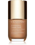 Clarins Everlasting Youth Fluid Foundation rozjasňující make-up SPF 15 odstín 113 Chestnut 30 ml