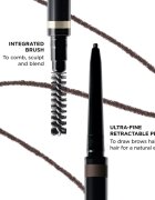 Clarins Wonder Define Eyebrow Pencil tužka na obočí se štětečkem odstín 04 dark brown 0.06 g