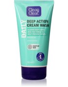 Clean & Clear Daily krémový čisticí gel na obličej 150 ml