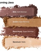 Clinique All About Shadow™ Quad paletka očních stínů odstín Morning Java - Shimmer 33 g