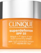 Clinique Superdefense™ SPF 25 Fatigue + 1st Signs Of Age Multi-Correcting Cream krém proti prvním známkám stárnutí pro mastnou a smíšenou pleť SPF 25