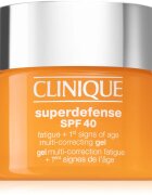 Clinique Superdefense™ SPF 40 Fatigue + 1st Signs of Age Multi Correcting Gel hydratační gel proti prvním známkám stárnutí pleti SPF 40 50 ml