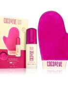 Coco & Eve Sunny Honey Ultimate Glow Travel Kit samoopalovací pěna s aplikační rukavicí cestovní balení Medium 60 ml