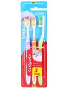 Colgate Extra Clean Medium zubní kartáčky medium 3 ks