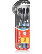 Colgate Slim Soft Active zubní kartáčky s aktivním uhlím soft 3 ks