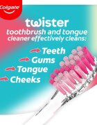 Colgate Twister Design Edition zubní kartáček 4 ks