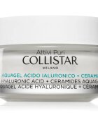 Collistar Attivi Puri Hyaluronic Acid + Ceramides Aquagel hydratační krém-gel s rozjasňujícím účinkem s kyselinou hyaluronovou 50 ml