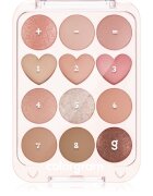 Colorgram Pin Point Eyeshadow Palette paletka očních stínů pro dokonalý vzhled odstín 01 Peach+Coral 9.9 g