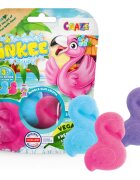 Craze INKEE Flamingo koupelová bomba pro děti 3x55 g