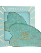 Crystallove Amazonite Gua Sha masážní pomůcka 1 ks