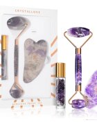 Crystallove Amethyst Beauty Set sada pro péči o pleť