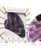 Crystallove Amethyst Gua Sha masážní pomůcka 1 ks