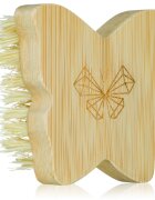Crystallove Bamboo Butterfly Agave Body Brush Travel Size masážní kartáč na tělo 1 ks