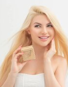 Crystallove Bamboo Butterfly Agave Body Brush Travel Size masážní kartáč na tělo 1 ks