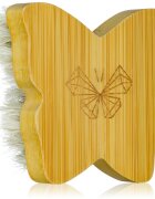 Crystallove Bamboo Butterfly Agave Face Brush Travel Size masážní kartáč na obličej a dekolt 1 ks