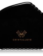 Crystallove Black Obsidian Contour Gua Sha masážní pomůcka 1 ks