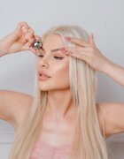 Crystallove Cryo Ice Mushroom Gua Sha masážní pomůcka na obličej 1 ks