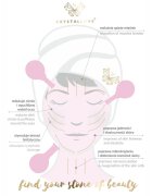 Crystallove Glass Facial Cupping Set sada masážních pomůcek na obličej krk a dekolt 2 ks