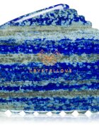 Crystallove Lapis Lazuli Contour Gua Sha masážní pomůcka 1 ks