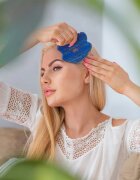 Crystallove Lapis Lazuli Contour Gua Sha masážní pomůcka 1 ks