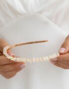 Crystallove Moonstone Hairband čelenka do vlasů 1 ks