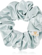 Crystallove Mulberry Silk Scrunchie hedvábná gumička do vlasů Amazonite 1 ks