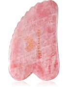 Crystallove Rose Quartz 3D Gua Sha masážní pomůcka 1 ks