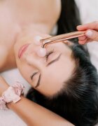 Crystallove Rose Quartz 3D Lift & Sculpt Facial Roller masážní pomůcka 1 ks