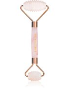 Crystallove Rose Quartz 3D Teeth Roller masážní váleček na obličej 1 ks