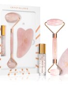 Crystallove Rose Quartz Beauty Set sada pro péči o pleť