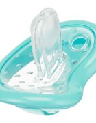 Curaprox Baby Velikost 0+ dudlík pro děti od narození Turquoise 1 ks