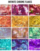 Danessa Myricks Beauty Infinite Chrome Flakes třpytivé oční stíny odstín Monarch 38 g
