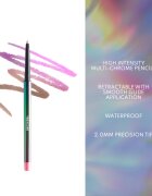 Danessa Myricks Beauty Infinite Chrome Micropencil voděodolná tužka na oči odstín Amethyst 0.15 g