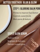 Danessa Myricks Beauty Yummy Skin Glow Serum rozjasňující podkladová báze pod make-up odstín Fresh Pressed 32.5 ml