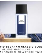 David Beckham Classic Blue deodorant s rozprašovačem pro muže 75 ml