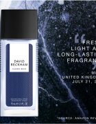 David Beckham Classic Blue deodorant s rozprašovačem pro muže 75 ml
