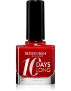 Deborah Milano 10 Days Long rychleschnoucí lak na nehty odstín 161 Dark Red 11 ml