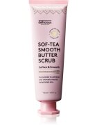 delhicious Sof-Tea Smooth Butter Scrub hydratační tělový peeling s exfoliačním účinkem 140 ml