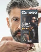 Delia Cosmetics Cameleo Men barva na vlasy odstín 1.0 Black 30 ml