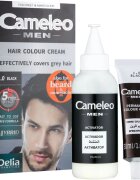 Delia Cosmetics Cameleo Men barva na vlasy odstín 1.0 Black 30 ml