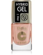 Delia Cosmetics Coral Nail Enamel Hybrid Gel gelový lak na nehty odstín 136 11 ml