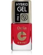 Delia Cosmetics Coral Nail Enamel Hybrid Gel gelový lak na nehty odstín 145 11 ml