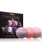 Delia Cosmetics Fizzing Bath Bombs Floral Mix dárková sada do koupele 4x100 g