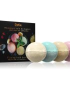 Delia Cosmetics Fizzing Bath Bombs Fruity Mix dárková sada do koupele 4x100 g